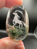 Beautiful Horse Garden Quartz Inner Scene Carving #2