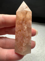 Pink Cherry Blossom Agate Tower