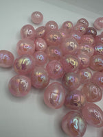Bubblegum Pink Rose Quartz Aura Tumbles