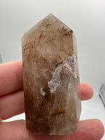Gold Rutilated Quartz Point #9