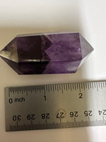 Double Terminated Phantom Amethyst Scepter Wand #9