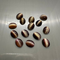 Purple Tiger Eye 10x8mm Oval (synthetic)