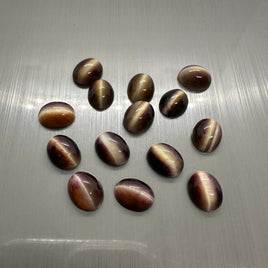 Purple Tiger Eye 10x8mm Oval (synthetic)