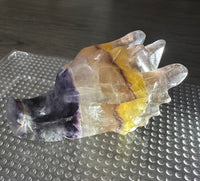 Fluorite Dragon Head Carving #3