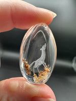 Beautiful Wolf Garden Quartz Inner Scene Carving #2