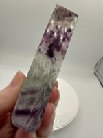 Feather Fluorite Free Form with Rainbow #5