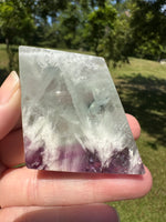 Feather Fluorite Free Form with Rainbow #6