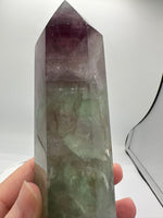 Large Fat Watermelon Fluorite Tower #4
