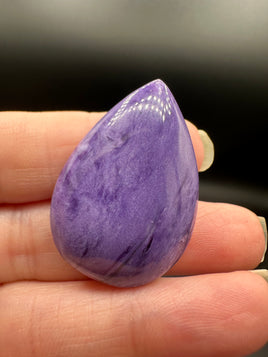 Charoite Pear Shape Cabochon Good Quality #1