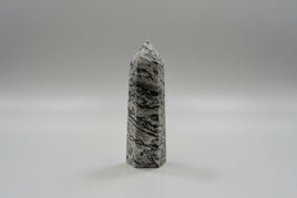 Gray Lace Agate Tower #6