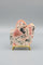 Rhodochrosite Slab #7 – Pink Banded Rhodochrosite with Black Matrix & Natural Cavities