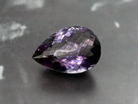 Rose de France Amethyst 30x20mm Pear Checker 39.75ct