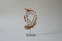 Druzy Agate Geode Carved Native American #10