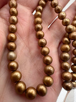 Bronze Freshwater Pearl Strand #14
