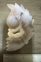 Druzy Agate Geode Carved Native American #4