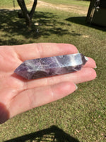 Double Terminated Chevron Amethyst Point #11