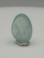 Clear Aquamarine Tumble for Wire Wrapping or Crafts