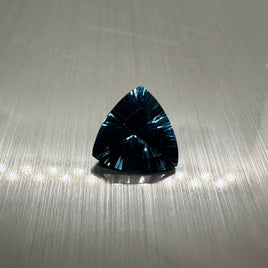 London Blue Topaz 9mm Trillion Quantum Cut 2.45ct