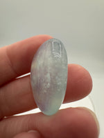 Clear Aquamarine Tumble for Wire Wrapping or Crafts