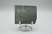 Free Form Pyrite Flowers Symbiosis Mixed Agate Slab #1