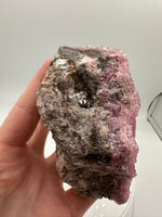 Cobaltoan Calcite, Aghbar Mine, Bou Azzer, Morocco