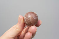 Sparkling Sunstone Sphere mixed with Moonstone #18