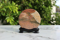 Natural Picture Jasper Slab with Stand #6