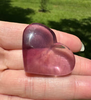 Candy Fluorite Carved Heart #8