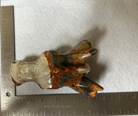 Unique Pudding Stone Dragon Head Carving