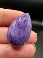 Charoite Pear Shape Cabochon Good Quality #3