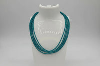 Natural 2mm Blue Apatite Necklaces