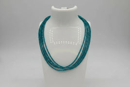 Natural 2mm Blue Apatite Necklaces