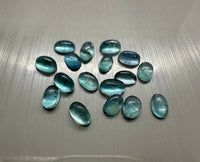 Chrome Fluorite 6x4mm Oval Cab