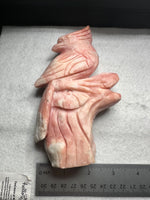 Pink Opal Bird Carving #2