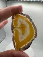 Yellow Agate Pendant (Dyed)