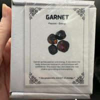 Raw Red Garnet Gift Box