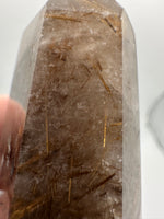 Gold Rutilated Quartz Point #11