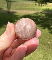 Sparkling Sunstone Sphere mixed with Moonstone #9