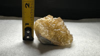 Golden Cube Fluorite Cluster – Moscona Mine, Spain Specimen