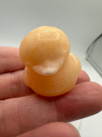 Carved Yellow Stone Duck #1