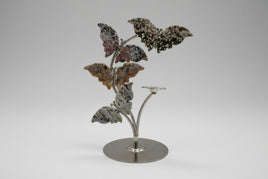 8th Vein Ocean Jasper Butterfly Stand with Small Sphere Holder #2