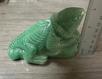 Green Aventurine Lizard Carving #1