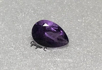 African Amethyst 6x4mm Pear Shape .30ct