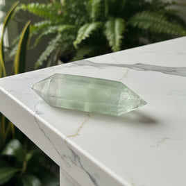 Yttrium Fluorite Double Terminated Wand Scepter #3