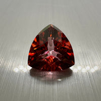 Salmon Topaz 10mm Trillion 4.35ct