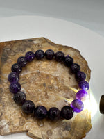 Amethyst Stretch Bead Bracelet