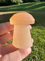 Peach Selenite Mushroom #9