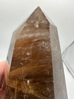 Gold Rutilated Quartz Point #8