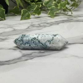 Moss Agate Double Terminated Point #5