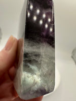 Feather Fluorite Free Form with Rainbow #5